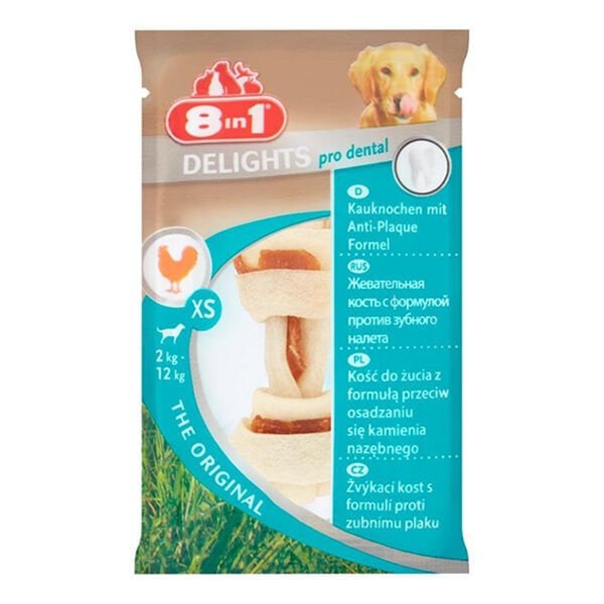 8in1 Delights Dental Köpek Kemik Ödülü Xsmall 12 Gr 8in1 Delights Dental Köpek Kemik Ödülü Xsmall 12 Gr
