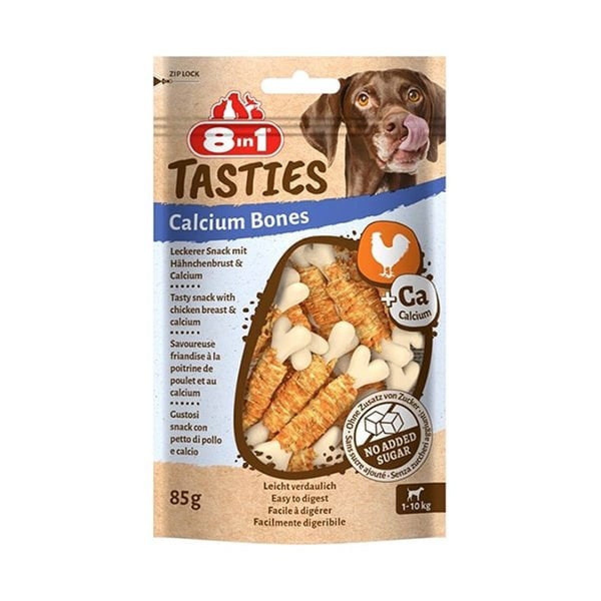 8in1 Tasties Calcium Bones Tavuklu Sargılı Köpek Kemik Ödülü 85 Gr 8in1 Tasties Calcium Bones Tavuklu Sargılı Köpek Kemik Ödülü 85 Gr