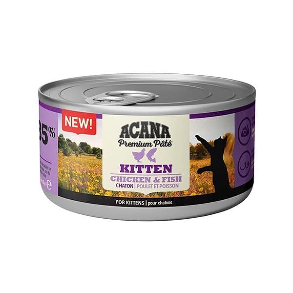 Acana Premium Pate Tavuklu ve Balıklı Yavru Konserve Kedi Maması 85 Gr Acana Premium Pate Tavuklu ve Balıklı Yavru Konserve Kedi Maması 85 Gr