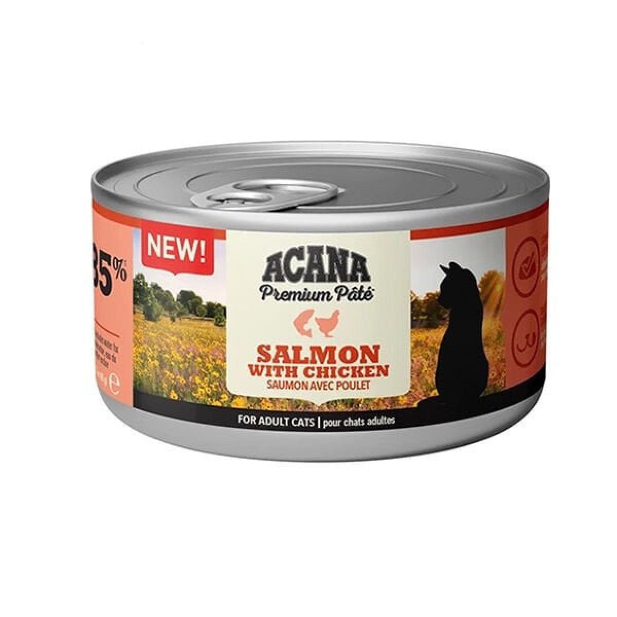 Acana Premium Pate Tavuklu ve Somonlu Yetişkin Konserve Kedi Maması 85 Gr Acana Premium Pate Tavuklu ve Somonlu Yetişkin Konserve Kedi Maması 85 Gr