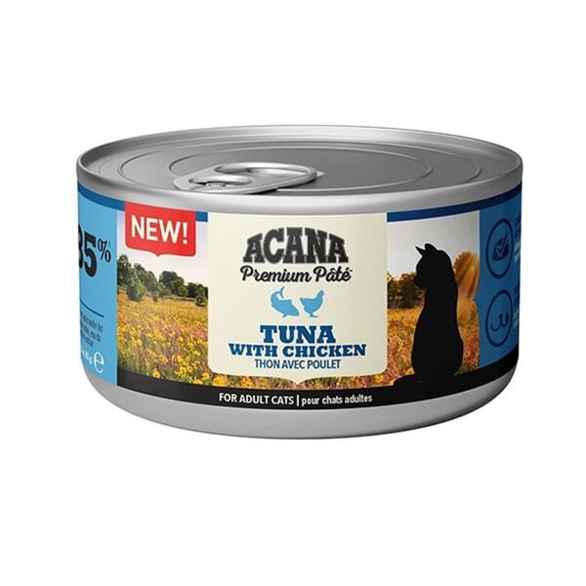 Acana Premium Pate Tavuklu ve Tuna Balıklı Yetişkin Konserve Kedi Maması 85 Gr Acana Premium Pate Tavuklu ve Tuna Balıklı Yetişkin Konserve Kedi Maması 85 Gr