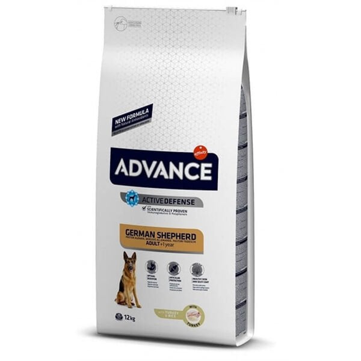 Advance German Shepherd Hindi Etli Yetişkin Köpek Maması 12 Kg Advance German Shepherd Hindi Etli Yetişkin Köpek Maması 12 Kg