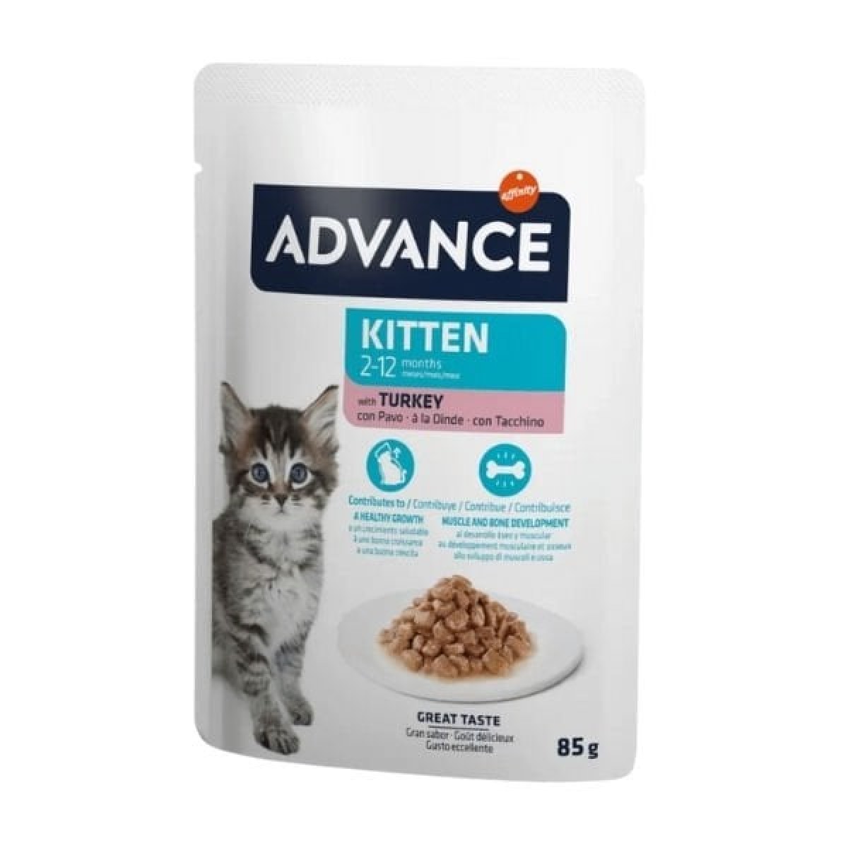 Advance Hindi Etli Pouch Konserve Yavru Kedi Maması 85 Gr Advance Hindi Etli Pouch Konserve Yavru Kedi Maması 85 Gr