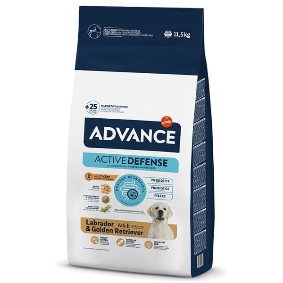 Advance Labrador ve Golden Retriever Tavuklu Yetişkin Köpek Maması 11.5 Kg Advance Labrador ve Golden Retriever Tavuklu Yetişkin Köpek Maması 11.5 Kg