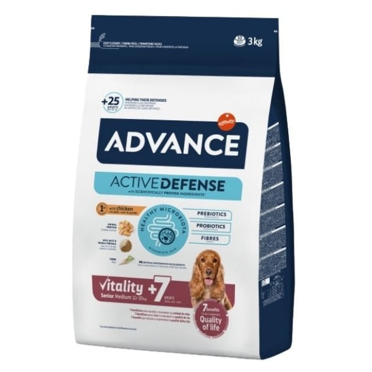 Advance Senior Medium Tavuklu Orta Irk Yaşlı Köpek Maması 3 Kg Advance Senior Medium Tavuklu Orta Irk Yaşlı Köpek Maması 3 Kg