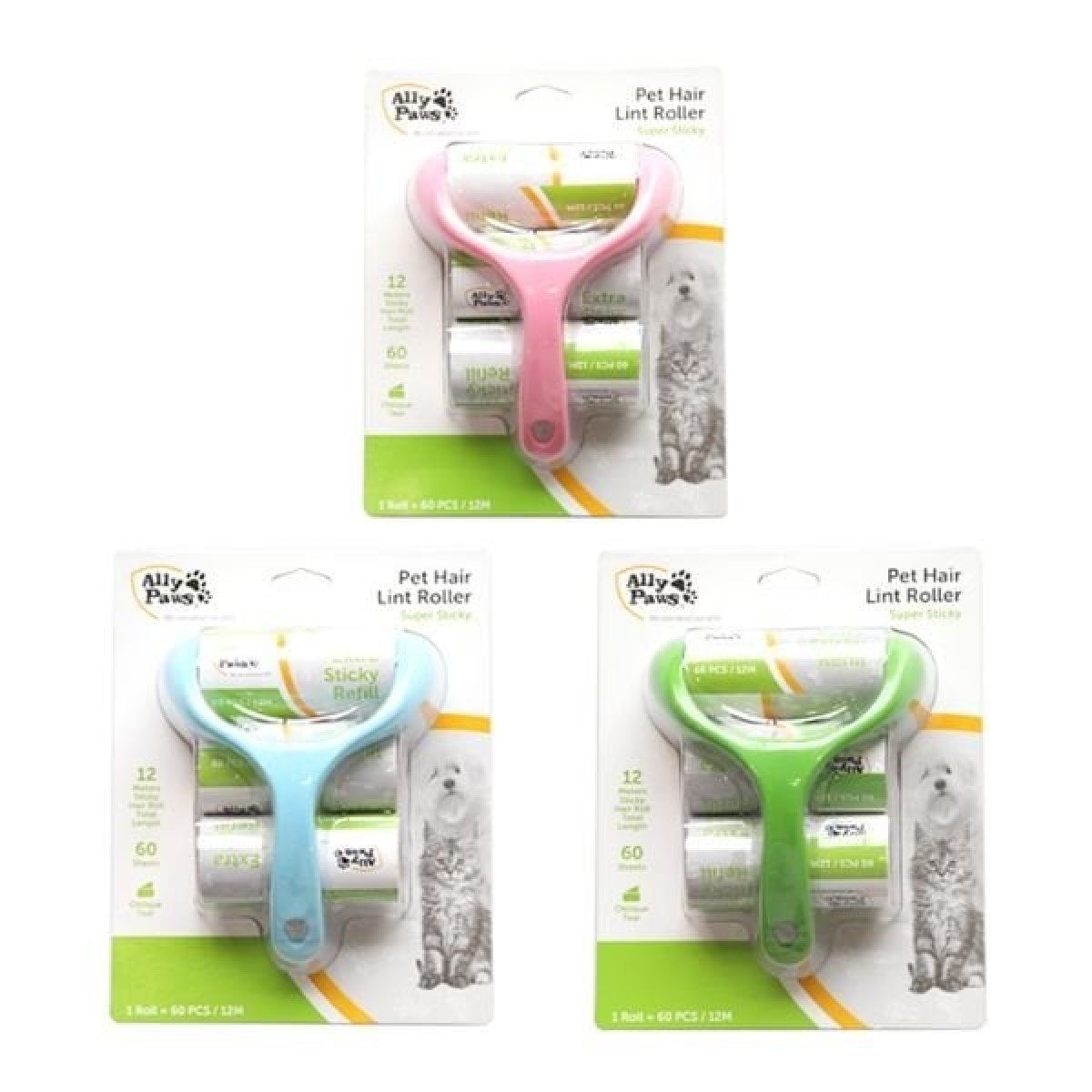 Ally Paws Kedi ve Köpek Tüy Toplama Rulosu 60 Yaprak Ally Paws Kedi ve Köpek Tüy Toplama Rulosu 60 Yaprak