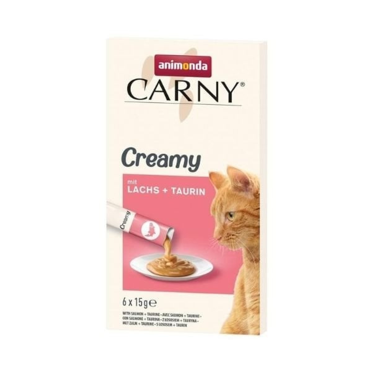 Animonda Snack Carny Somonlu ve Taurinli Sıvı Kedi Ödül Maması 6 Adet 15 Gr Animonda Snack Carny Somonlu ve Taurinli Sıvı Kedi Ödül Maması 6 Adet 15 Gr