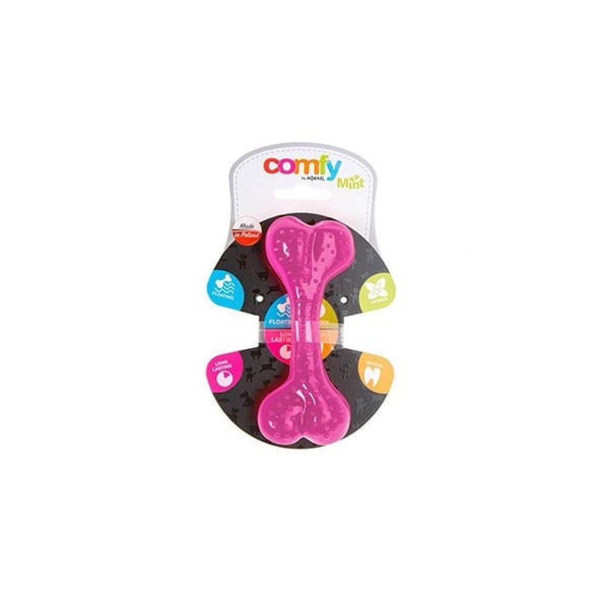 Aquael Comfy Dental Naneli Diş Kaşıyıcı Köpek Kemik Oyuncağı Pembe 16.5 Cm Aquael Comfy Dental Naneli Diş Kaşıyıcı Köpek Kemik Oyuncağı Pembe 16.5 Cm