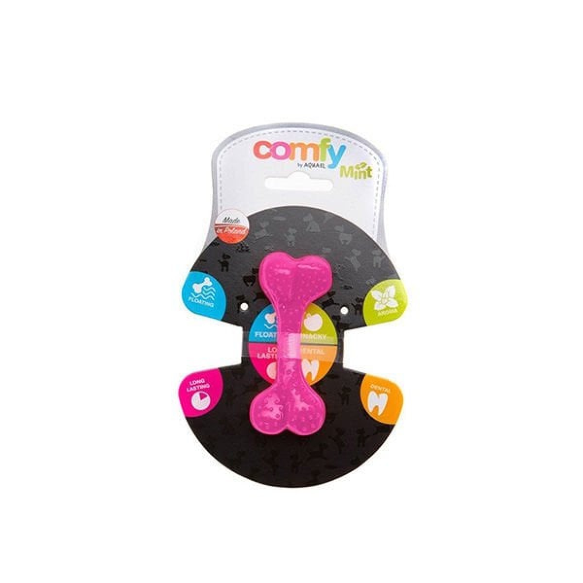 Aquael Comfy Dental Naneli Diş Kaşıyıcı Köpek Kemik Oyuncağı Pembe 8.5 Cm Aquael Comfy Dental Naneli Diş Kaşıyıcı Köpek Kemik Oyuncağı Pembe 8.5 Cm