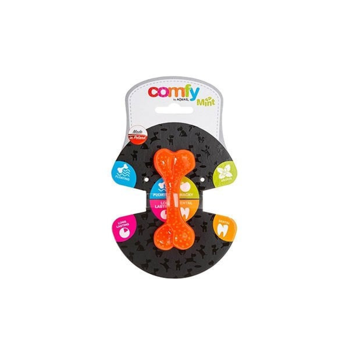 Aquael Comfy Dental Naneli Diş Kaşıyıcı Köpek Kemik Oyuncağı Turuncu 12.5 Cm Aquael Comfy Dental Naneli Diş Kaşıyıcı Köpek Kemik Oyuncağı Turuncu 12.5 Cm
