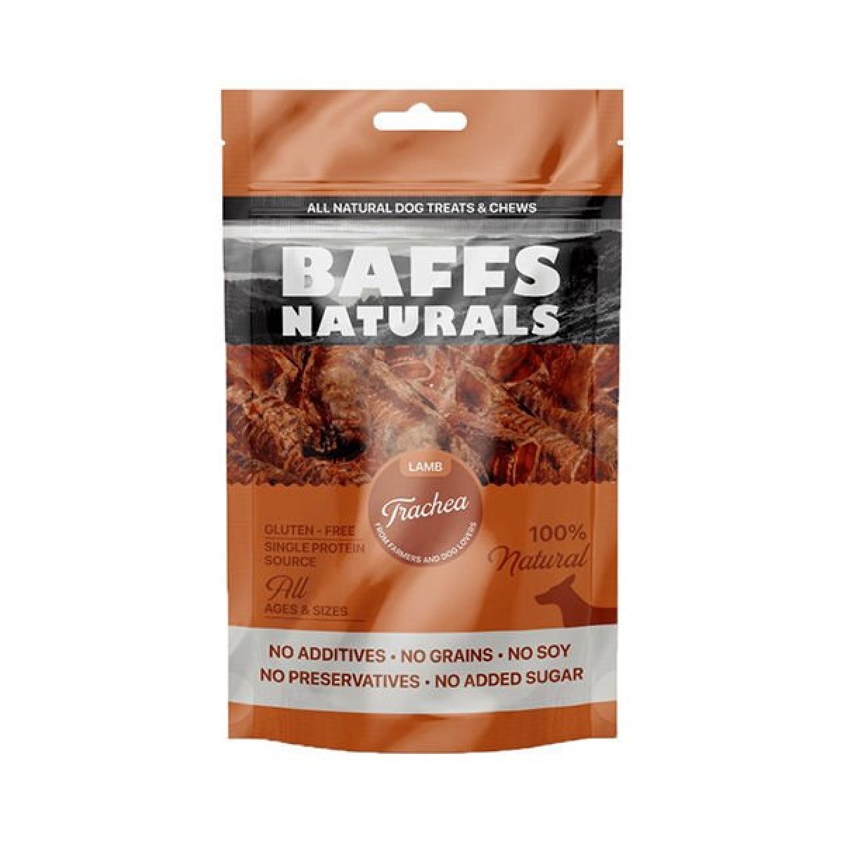 Baffs Naturals Kuzu Gırtlak Köpek Ödül Maması 100 Gr