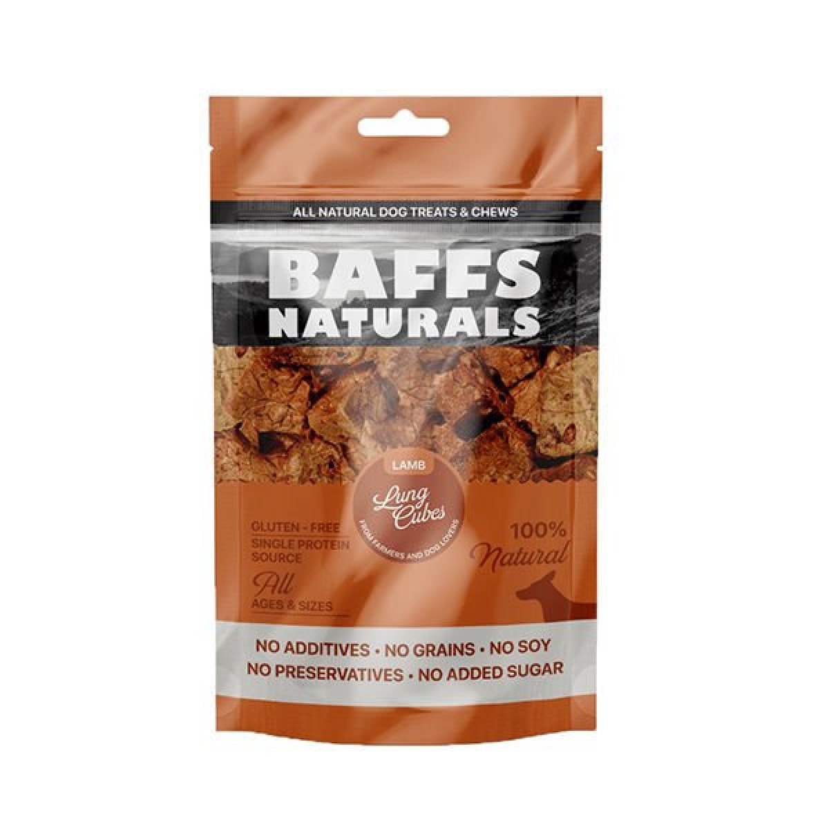 Baffs Naturals Kuzu Küp Ciğer Köpek Ödül Maması 100 Gr