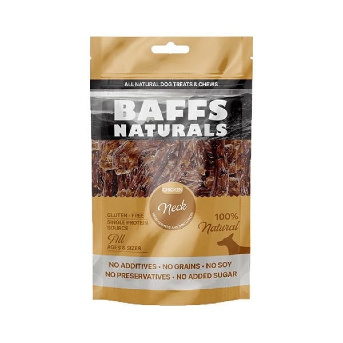 Baffs Naturals Tavuk Boyun Köpek Ödül Maması 100 Gr