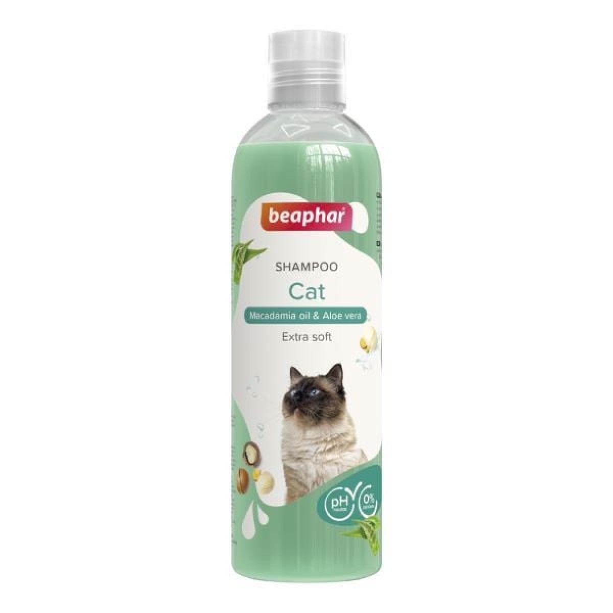 Beaphar Macadamia Yağı ve Aloe Vera Özlü Kedi Şampuanı 250 Ml Beaphar Macadamia Yağı ve Aloe Vera Özlü Kedi Şampuanı 250 Ml