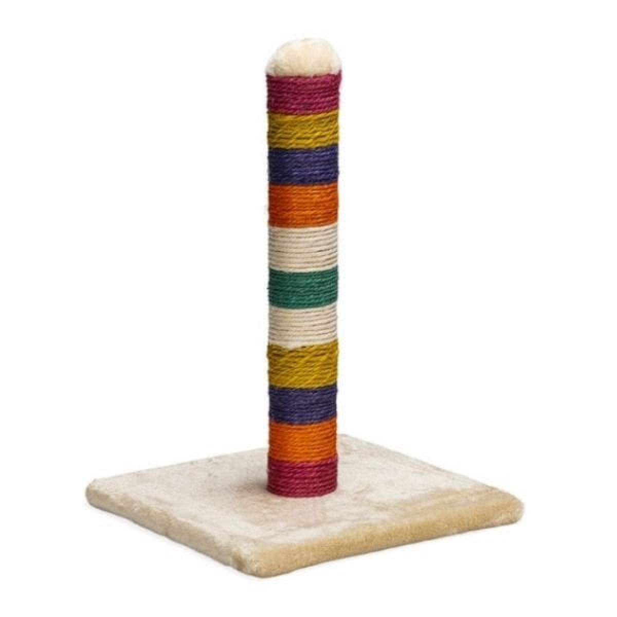 Beeztees Çok Renkli Kedi Tırmalama Direği 30x30x44 Cm Beeztees Çok Renkli Kedi Tırmalama Direği 30x30x44 Cm