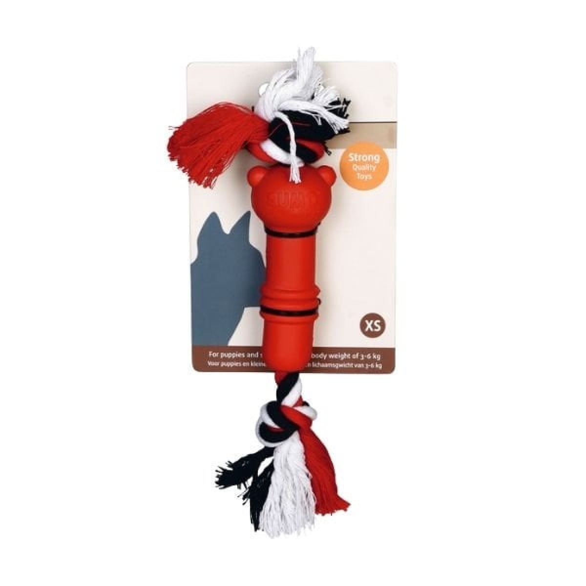Beeztees Sumo Mini Dental İpli Kauçuk Köpek Oyuncağı Kırmızı 20 Cm Beeztees Sumo Mini Dental İpli Kauçuk Köpek Oyuncağı Kırmızı 20 Cm