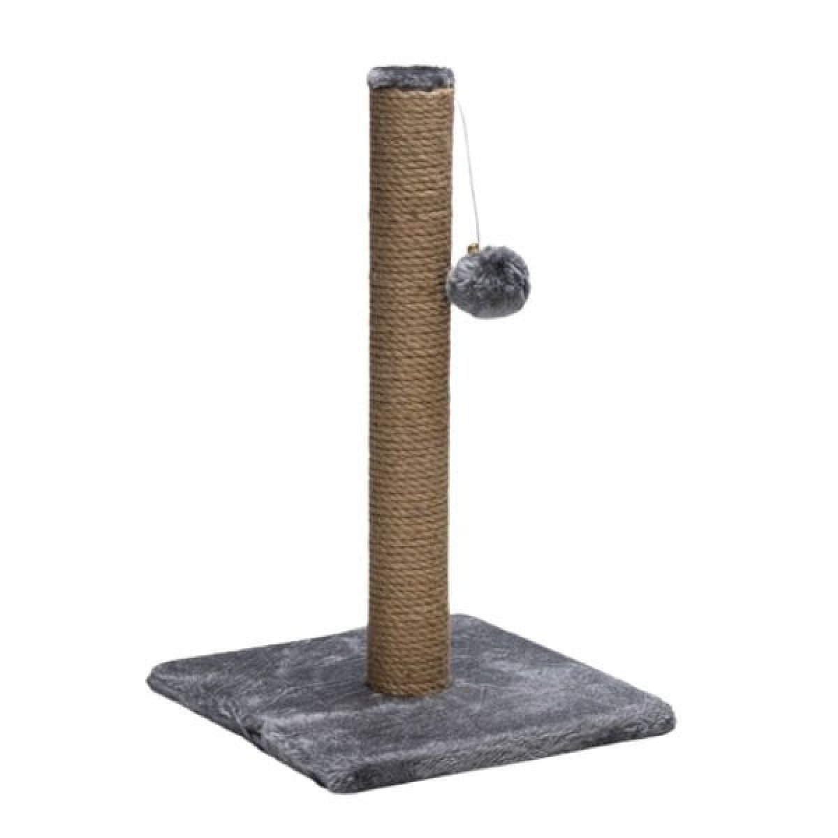 Beeztees Top Oyuncaklı Kedi Tırmalama Direği 25x25x42 Cm Gri Beeztees Top Oyuncaklı Kedi Tırmalama Direği 25x25x42 Cm Gri