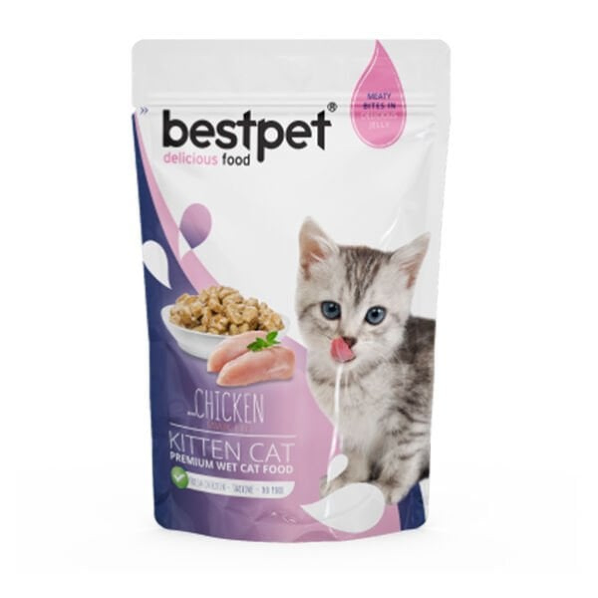 BestPet Kitten Jelly Pouch Yavru Kedi Maması 85 Gr BestPet Kitten Jelly Pouch Yavru Kedi Maması 85 Gr