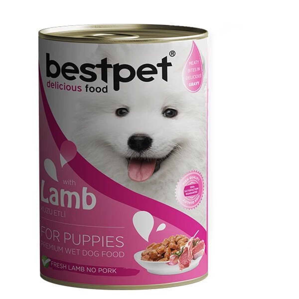Bestpet Kuzulu Jöleli Yavru Köpek Konservesi 400 Gr Bestpet Kuzulu Jöleli Yavru Köpek Konservesi 400 Gr