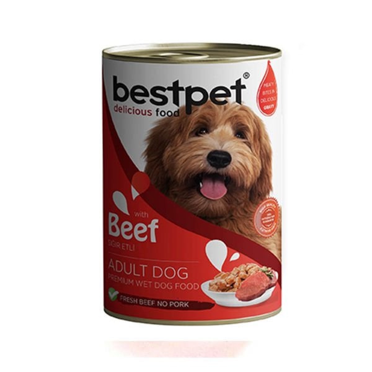 Bestpet Sığır Etli Jöleli Yetişkin Köpek Konservesi 400 Gr Bestpet Sığır Etli Jöleli Yetişkin Köpek Konservesi 400 Gr