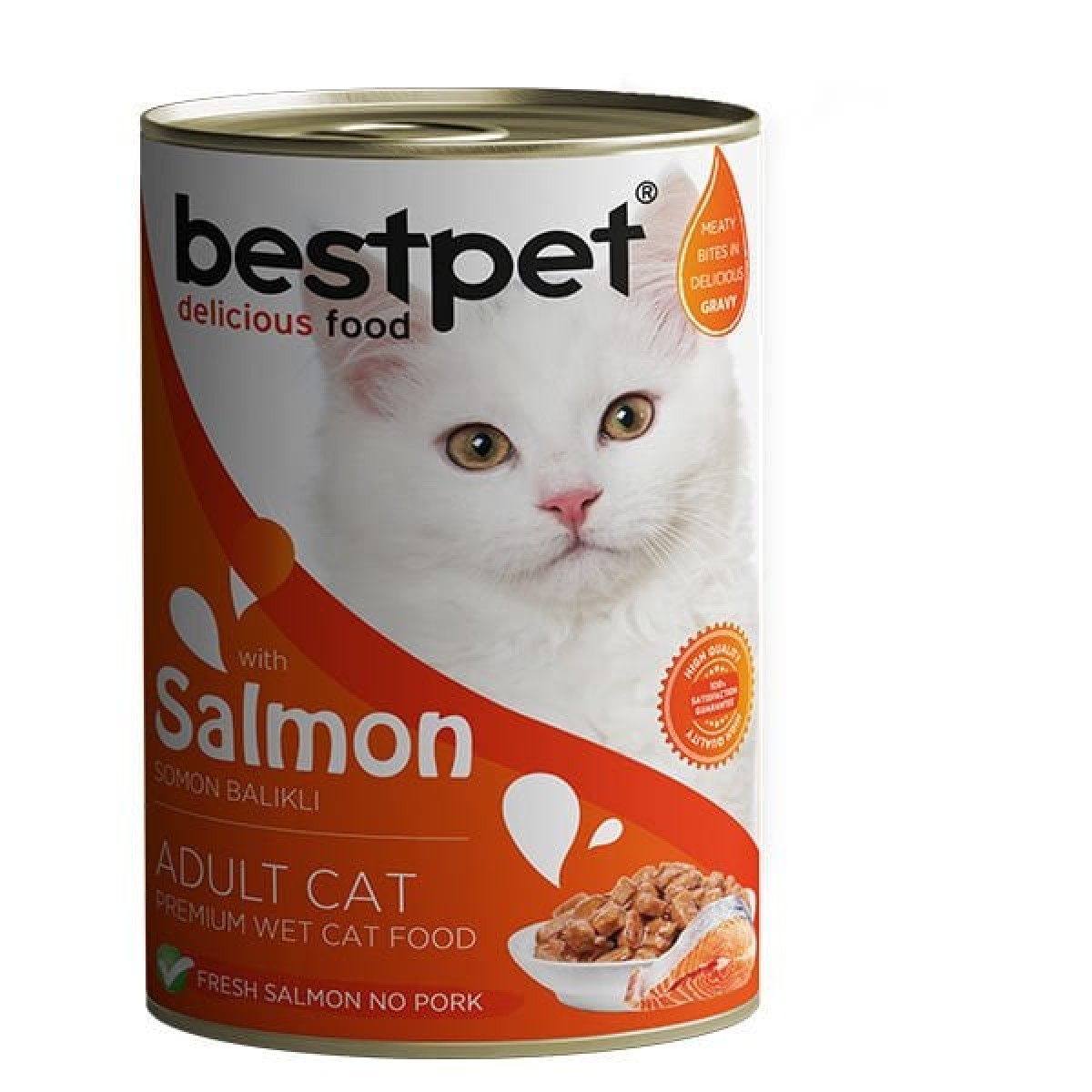 Bestpet Somonlu Jöleli Yetişkin Konserve Kedi Maması 400 Gr Bestpet Somonlu Jöleli Yetişkin Konserve Kedi Maması 400 Gr