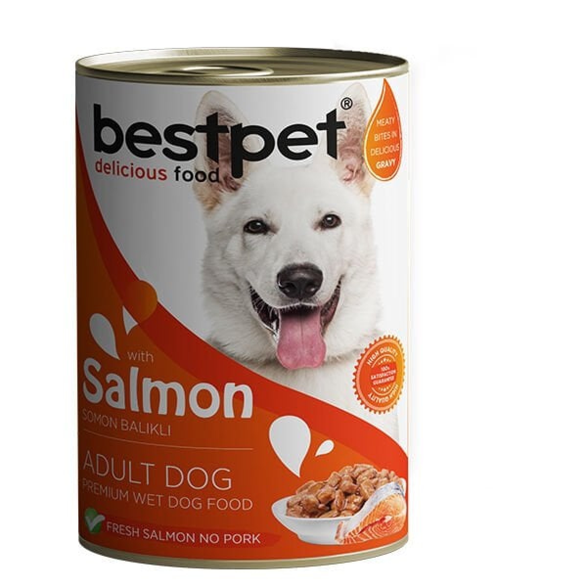 Bestpet Somonlu Jöleli Yetişkin Köpek Konservesi 400 Gr Bestpet Somonlu Jöleli Yetişkin Köpek Konservesi 400 Gr