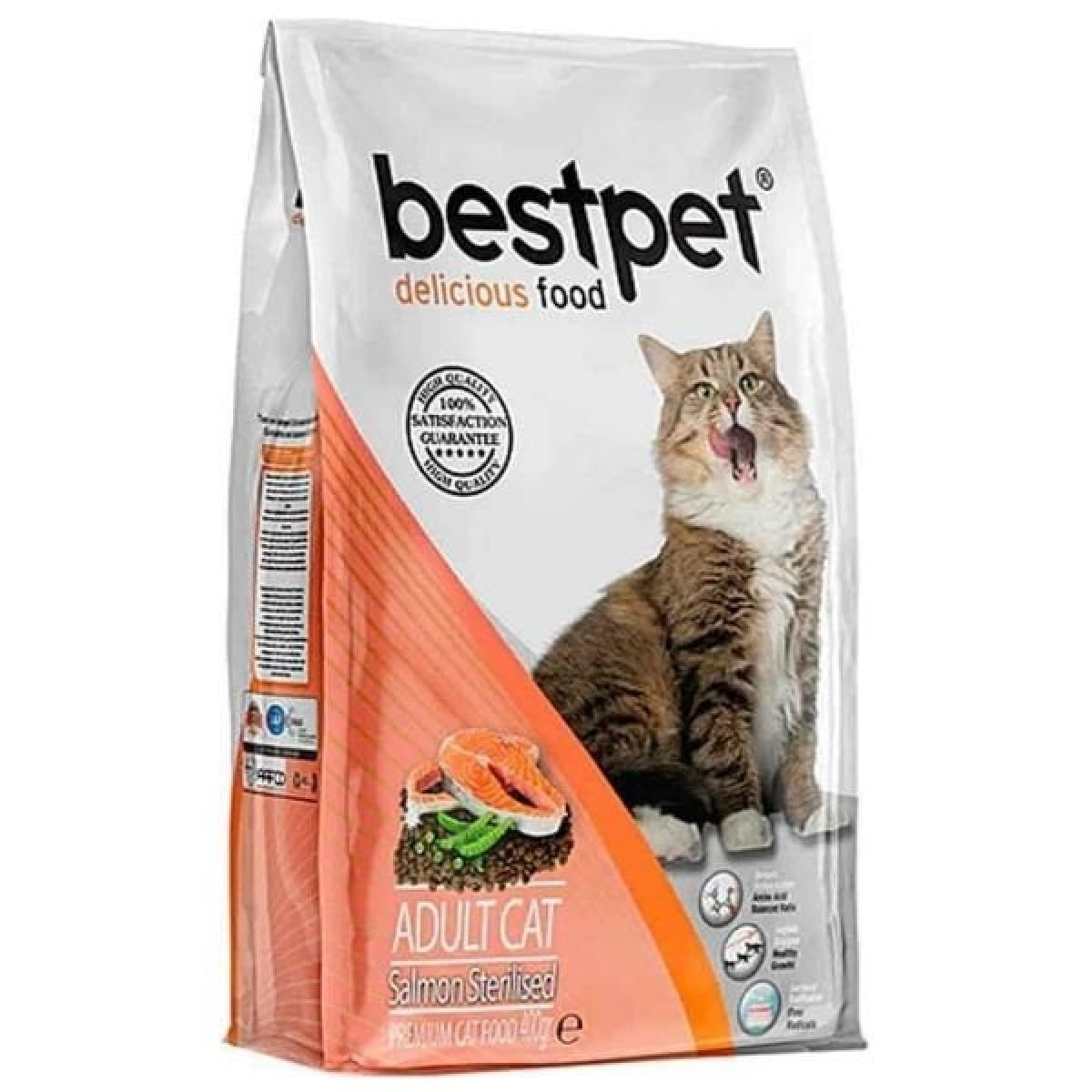 Bestpet Somonlu Kısırlaştırılmış Yetişkin Kedi Maması 15 Kg Bestpet Somonlu Kısırlaştırılmış Yetişkin Kedi Maması 15 Kg