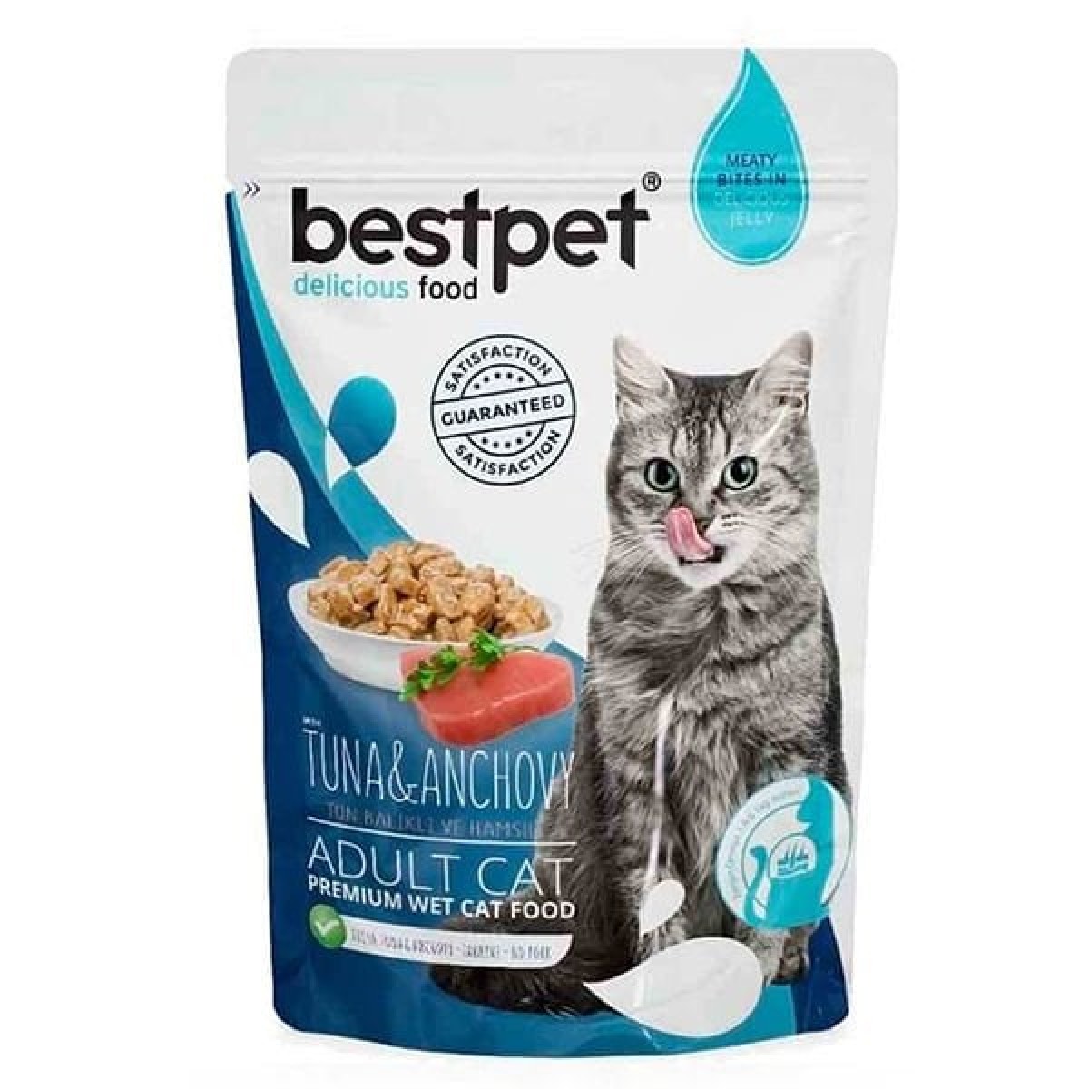 Bestpet Ton Balıklı ve Hamsili Yetişkin Konserve Kedi Maması 85 Gr Bestpet Ton Balıklı ve Hamsili Yetişkin Konserve Kedi Maması 85 Gr
