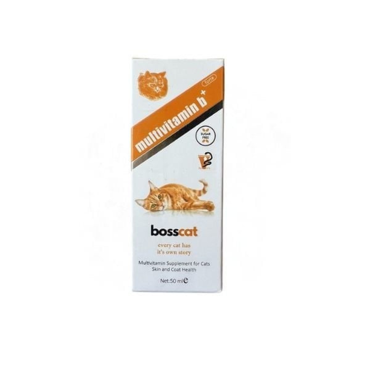 Bosscat B Kompleks Multivitamin Kedi Deri ve Tüy Sağlığı için Sıvı Takviye 50 Ml Bosscat B Kompleks Multivitamin Kedi Deri ve Tüy Sağlığı için Sıvı Takviye 50 Ml