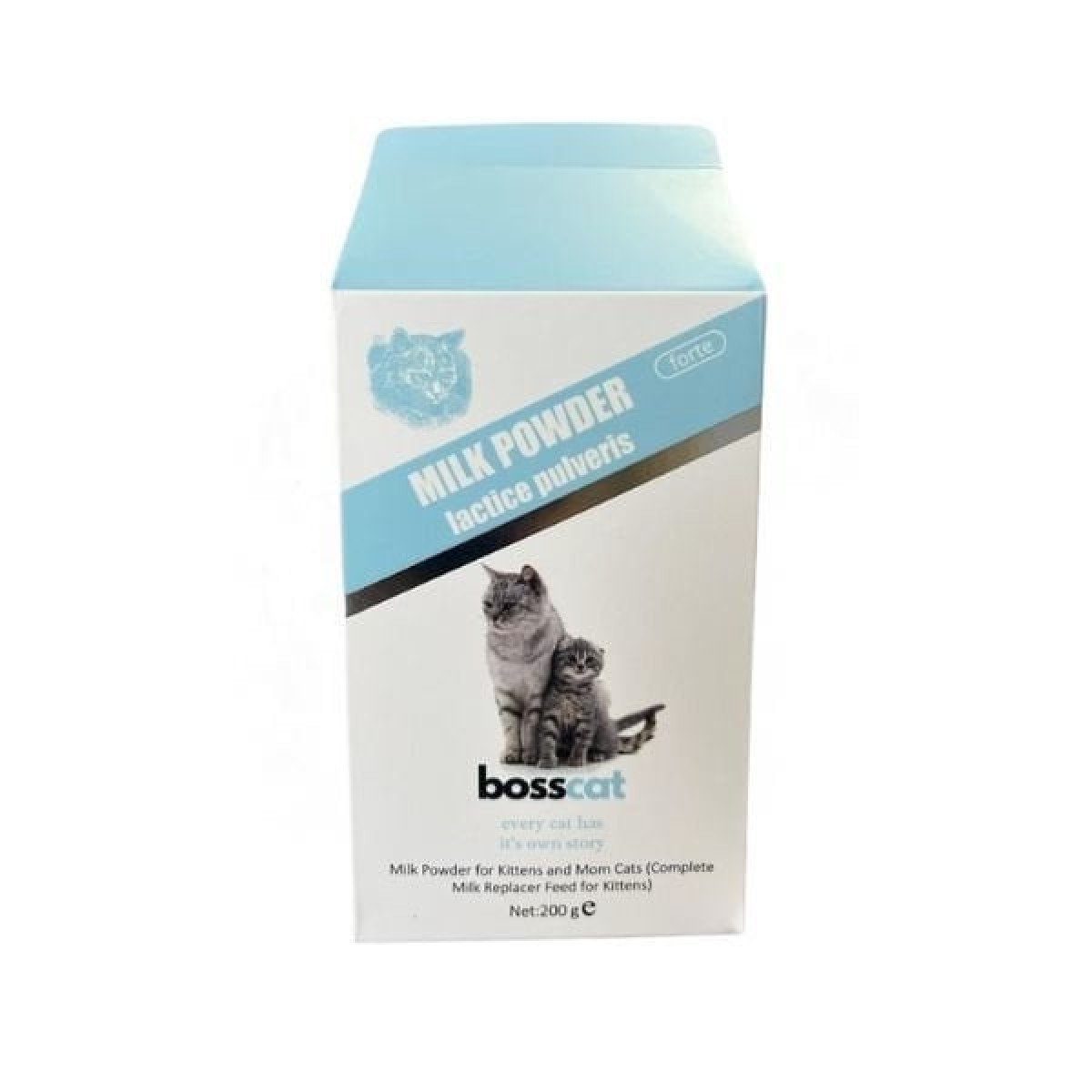 Bosscat Yavru ve Anne Kediler için Multivitaminli Süt Tozu 200 Gr Bosscat Yavru ve Anne Kediler için Multivitaminli Süt Tozu 200 Gr