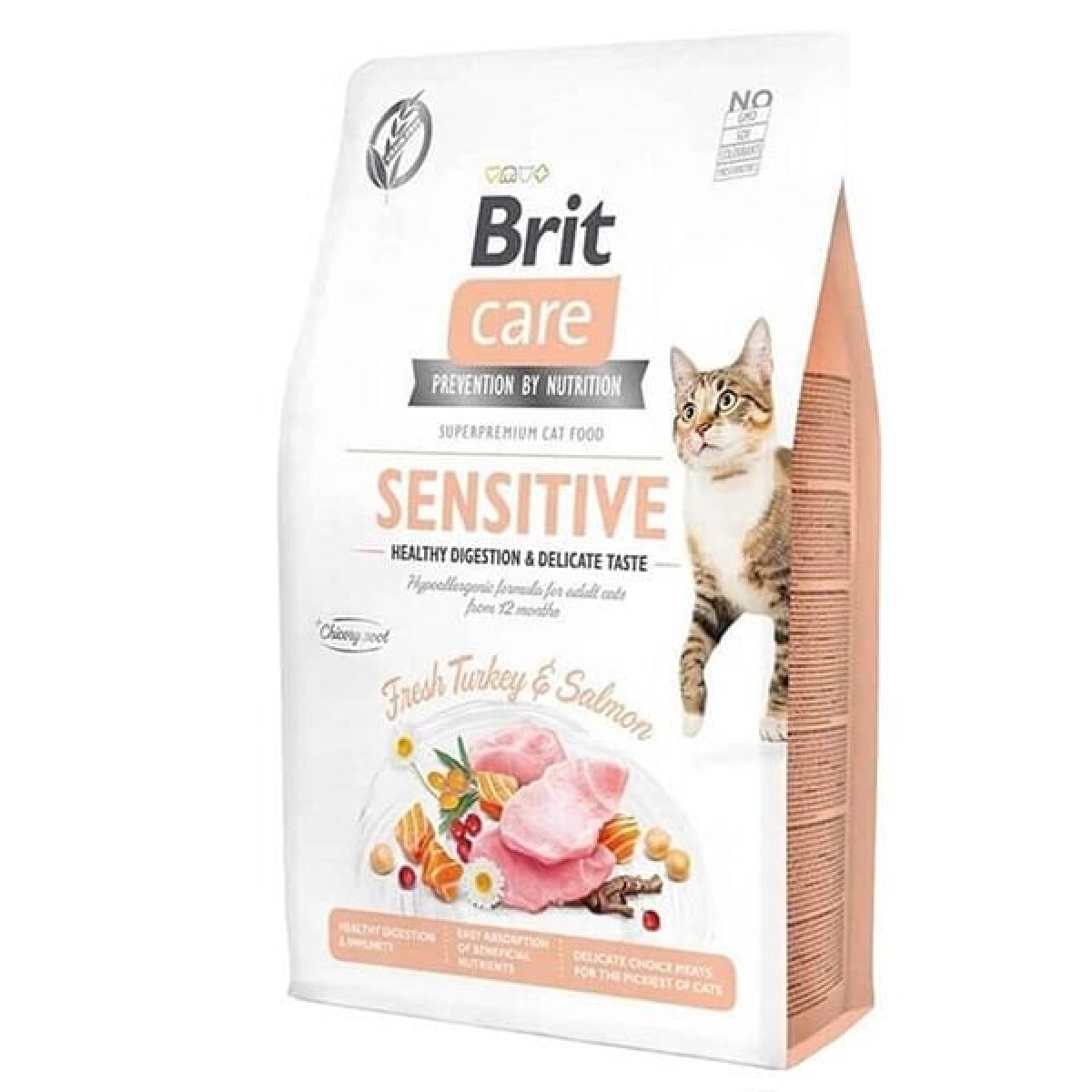 Brit Care Hipoalerjenik Sensitive Hindi ve Somonlu Tahılsız Hassas Kedi Maması 7 Kg Brit Care Hipoalerjenik Sensitive Hindi ve Somonlu Tahılsız Hassas Kedi Maması 7 Kg