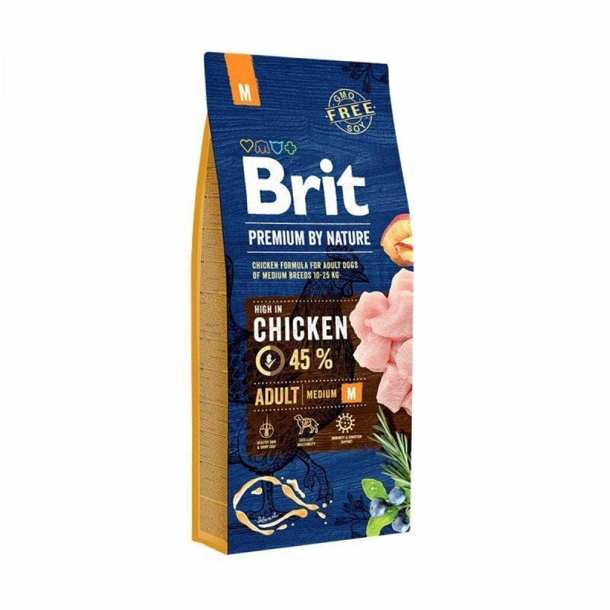 Brit Premium By Nature Adult Orta Irk Tavuklu Yetişkin Köpek Maması 15 Kg Brit Premium By Nature Adult Orta Irk Tavuklu Yetişkin Köpek Maması 15 Kg