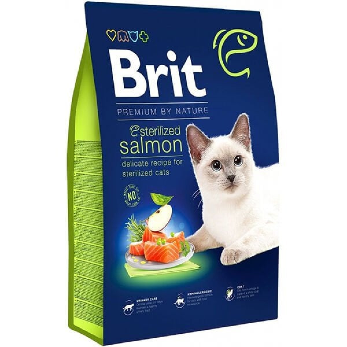 Brit Premium By Nature Sterilised Somonlu Kısırlaştırılmış Yetişkin Kedi Maması 8 Kg Brit Premium By Nature Sterilised Somonlu Kısırlaştırılmış Yetişkin Kedi Maması 8 Kg
