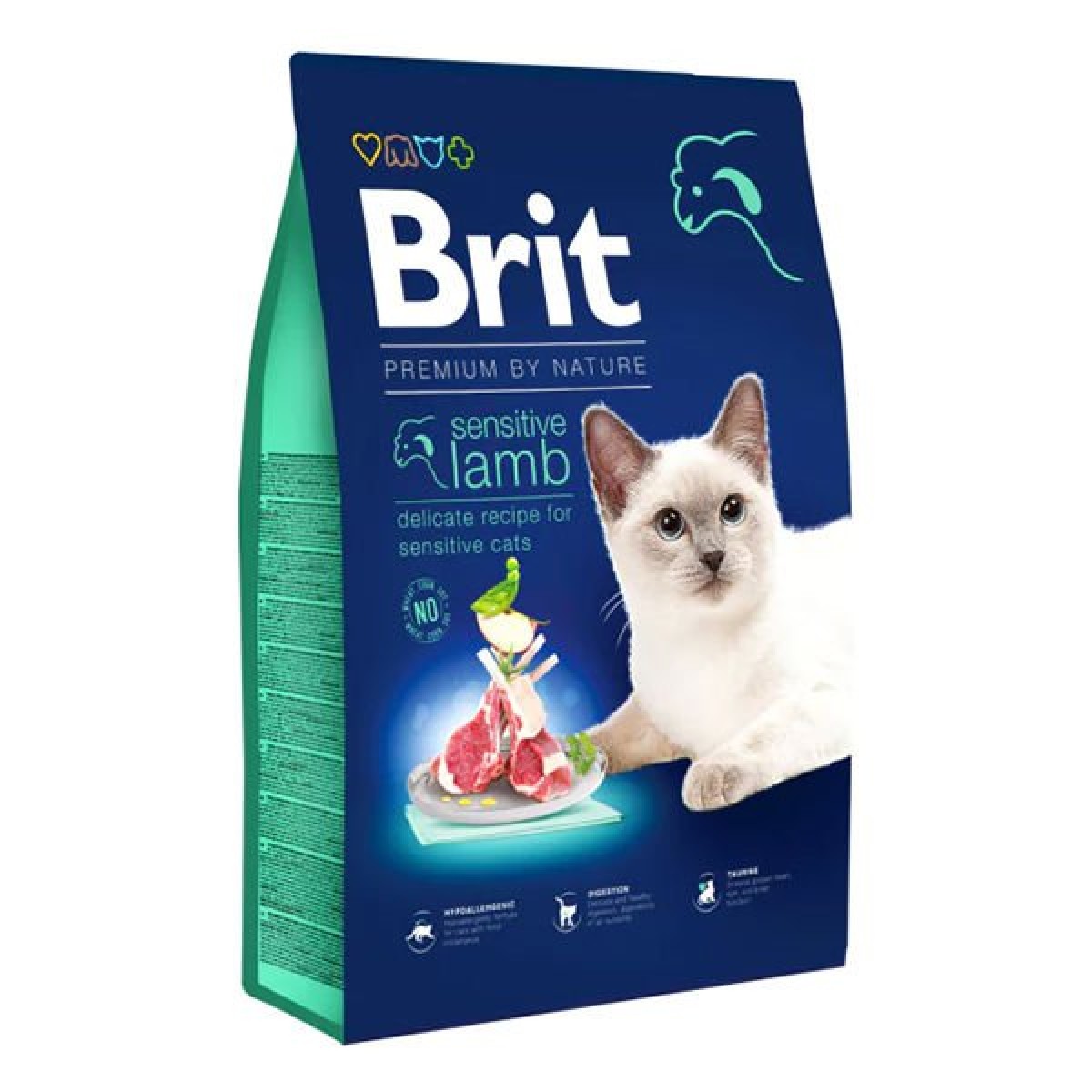 Brit Premium Sensitive Kuzu Etli Yetişkin Kedi Maması 8 Kg