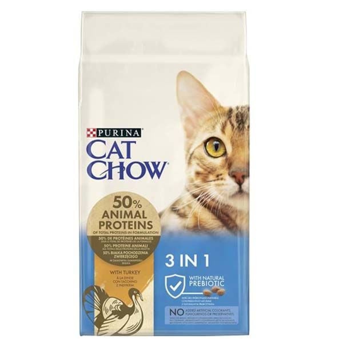 Cat Chow 3 in 1 Hindili Preobiyotikli Yetişkin Kedi Maması 15 Kg Cat Chow 3 in 1 Hindili Preobiyotikli Yetişkin Kedi Maması 15 Kg
