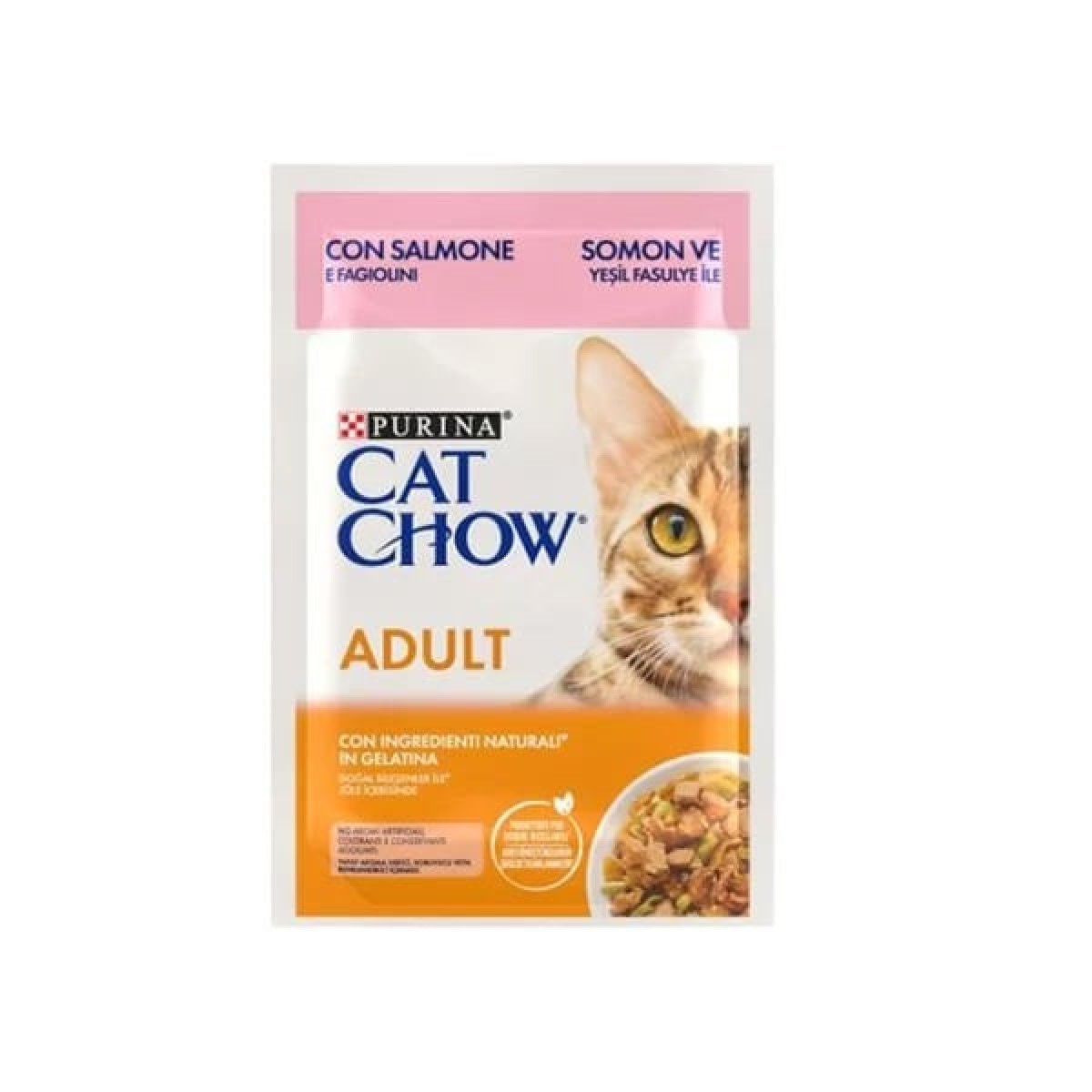 Cat Chow Somonlu Yetişkin Konserve Kedi Maması 85 Gr Cat Chow Somonlu Yetişkin Konserve Kedi Maması 85 Gr