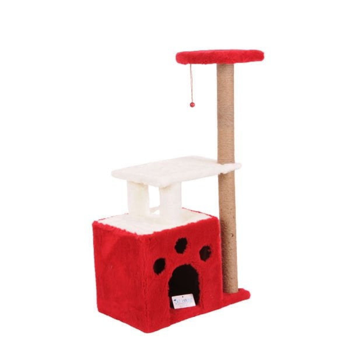 Cat Hause S02 Yuvalı Kedi Tırmalama Evi Kırmızı 97 Cm Cat Hause S02 Yuvalı Kedi Tırmalama Evi Kırmızı 97 Cm