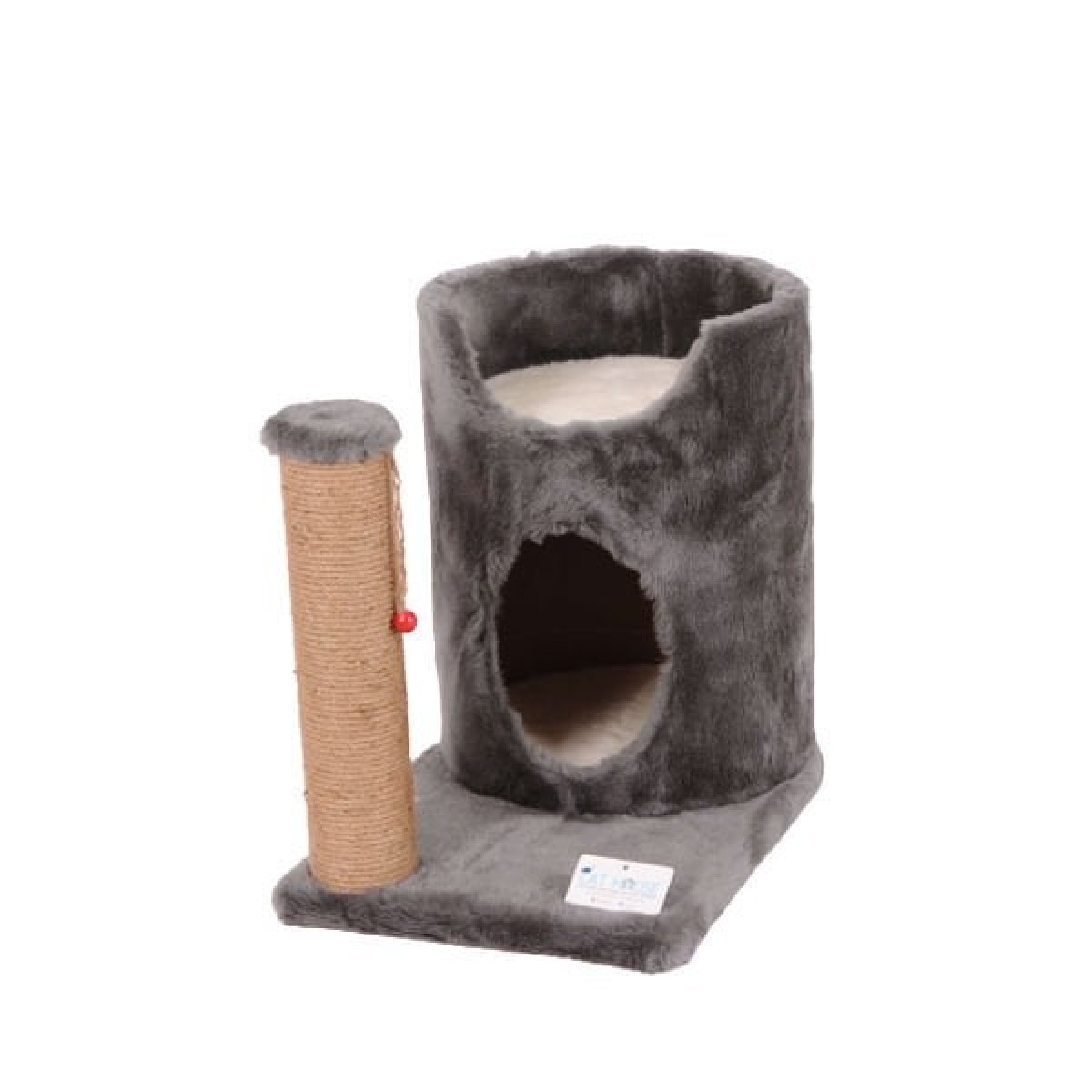 Cat Hause S04 Oval Yuvalı Kedi Tırmalama Evi Gri 47 Cm Cat Hause S04 Oval Yuvalı Kedi Tırmalama Evi Gri 47 Cm