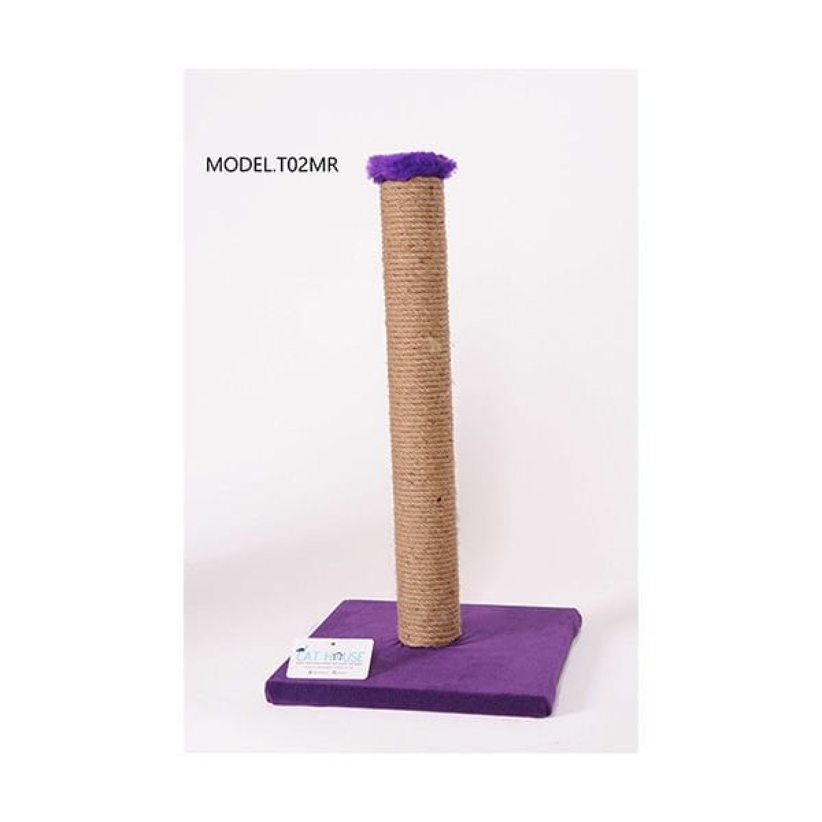 Cat Hause T02 Kedi Tırmalama Tahtası Mor 52 Cm