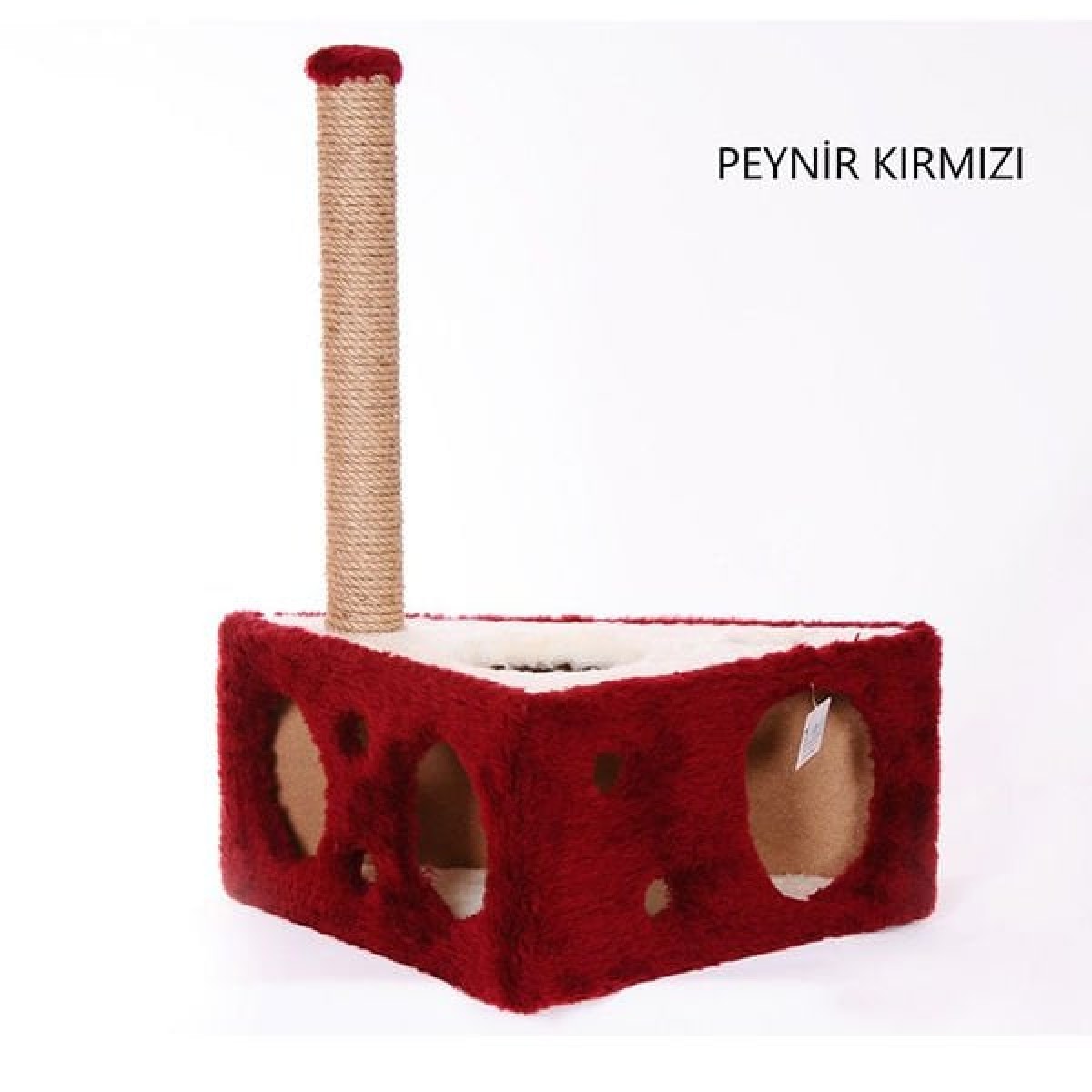 Cat Hause Y04 Peynir Şeklinde Kedi Tırmalama Evi Kırmızı 67 Cm Cat Hause Y04 Peynir Şeklinde Kedi Tırmalama Evi Kırmızı 67 Cm