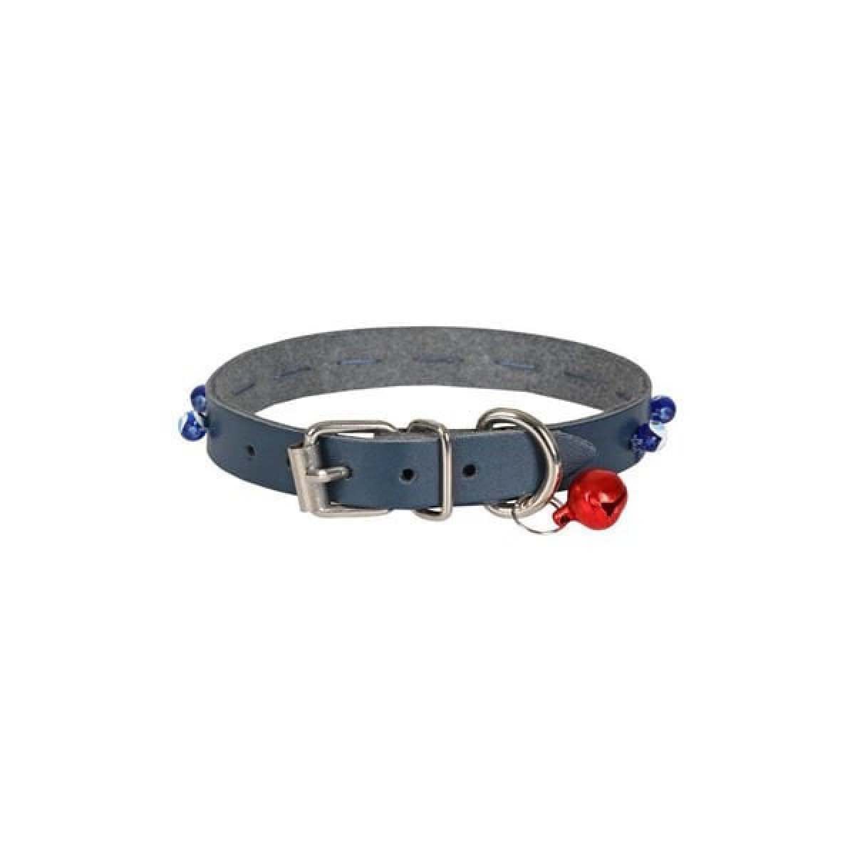 Cattie Boncuklu Deri Küçük Irk Köpek ve Kedi Boyun Tasması Large Royal Mavi 1.2x23-27 Cm Cattie Boncuklu Deri Küçük Irk Köpek ve Kedi Boyun Tasması Large Royal Mavi 1.2x23-27 Cm