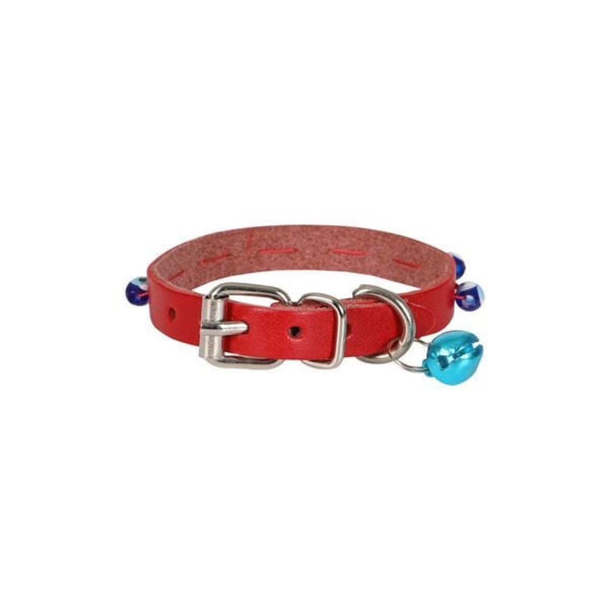 Cattie Boncuklu Deri Küçük Irk Köpek ve Kedi Boyun Tasması Small Kırmızı 1x16-20 Cm Cattie Boncuklu Deri Küçük Irk Köpek ve Kedi Boyun Tasması Small Kırmızı 1x16-20 Cm