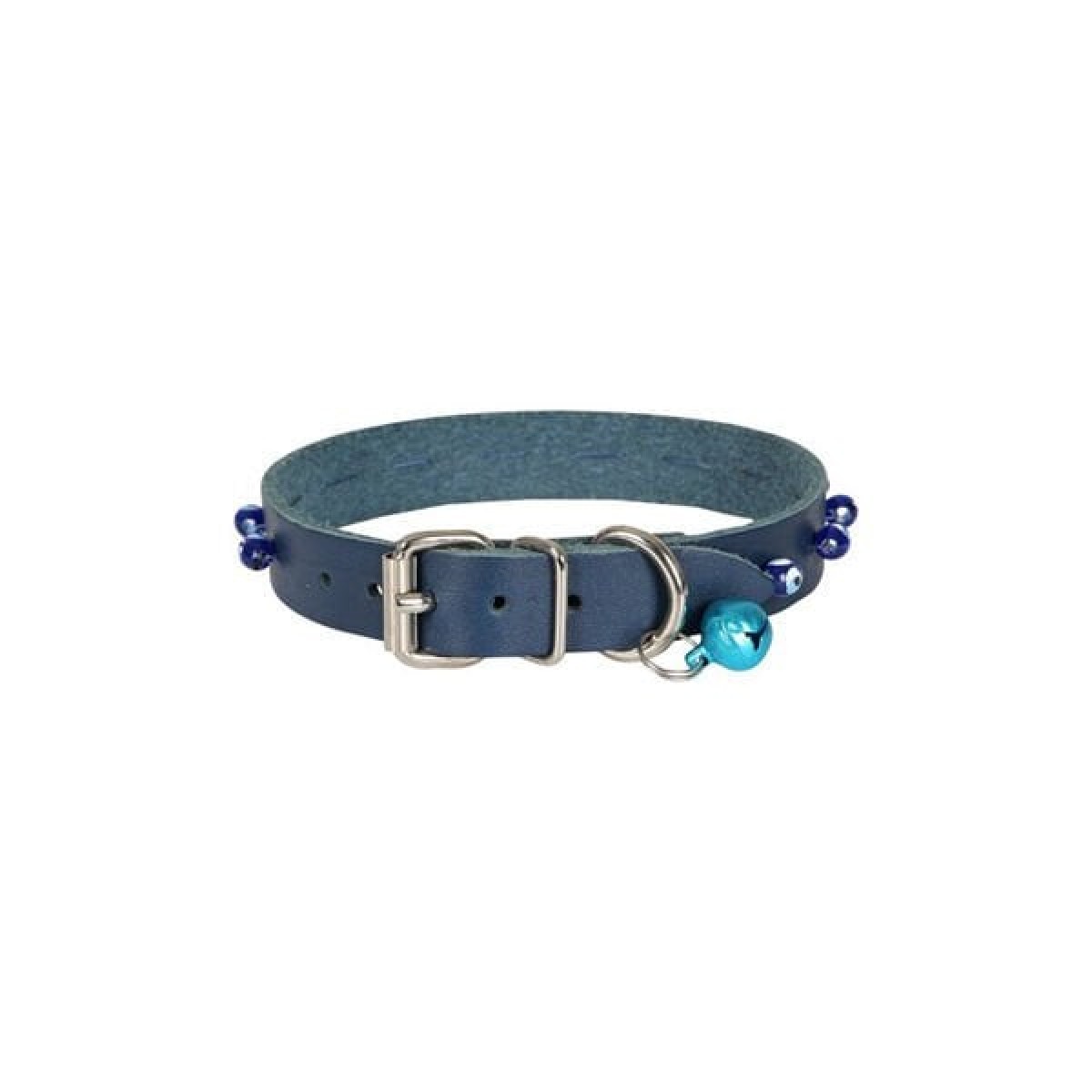 Cattie Boncuklu Deri Küçük Irk Köpek ve Kedi Boyun Tasması Xlarge Royal Mavi 1.5x26-30 Cm Cattie Boncuklu Deri Küçük Irk Köpek ve Kedi Boyun Tasması Xlarge Royal Mavi 1.5x26-30 Cm