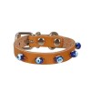 Cattie Boncuklu Deri Küçük Irk Köpek ve Kedi Boyun Tasması Xsmall Camel 1x12-16 Cm Cattie Boncuklu Deri Küçük Irk Köpek ve Kedi Boyun Tasması Xsmall Camel 1x12-16 Cm