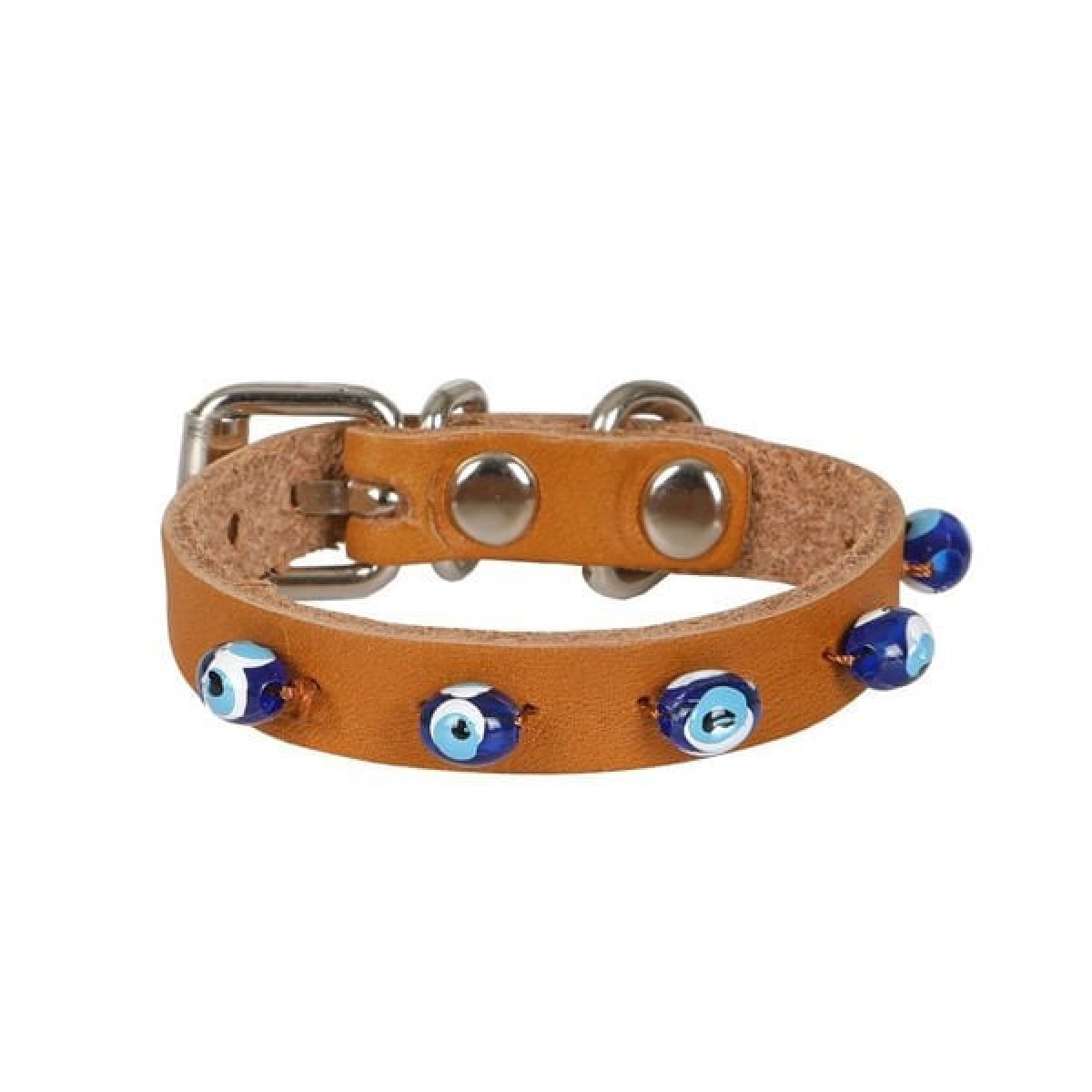 Cattie Boncuklu Deri Küçük Irk Köpek ve Kedi Boyun Tasması Xsmall Camel 1x12-16 Cm Cattie Boncuklu Deri Küçük Irk Köpek ve Kedi Boyun Tasması Xsmall Camel 1x12-16 Cm