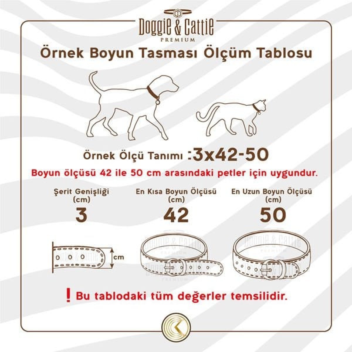 Cattie Boncuklu Deri Küçük Irk Köpek ve Kedi Boyun Tasması Xsmall Kırmızı 1x12-16 Cm