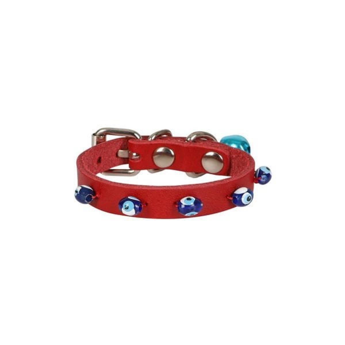 Cattie Boncuklu Deri Küçük Irk Köpek ve Kedi Boyun Tasması Xsmall Kırmızı 1x12-16 Cm Cattie Boncuklu Deri Küçük Irk Köpek ve Kedi Boyun Tasması Xsmall Kırmızı 1x12-16 Cm