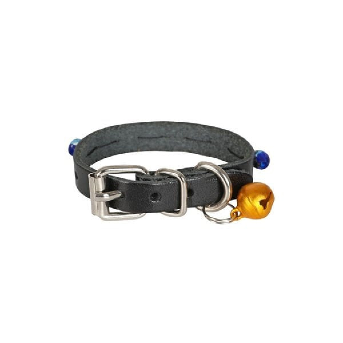 Cattie Boncuklu Deri Küçük Irk Köpek ve Kedi Boyun Tasması Xsmall Siyah 1x12-16 Cm Cattie Boncuklu Deri Küçük Irk Köpek ve Kedi Boyun Tasması Xsmall Siyah 1x12-16 Cm
