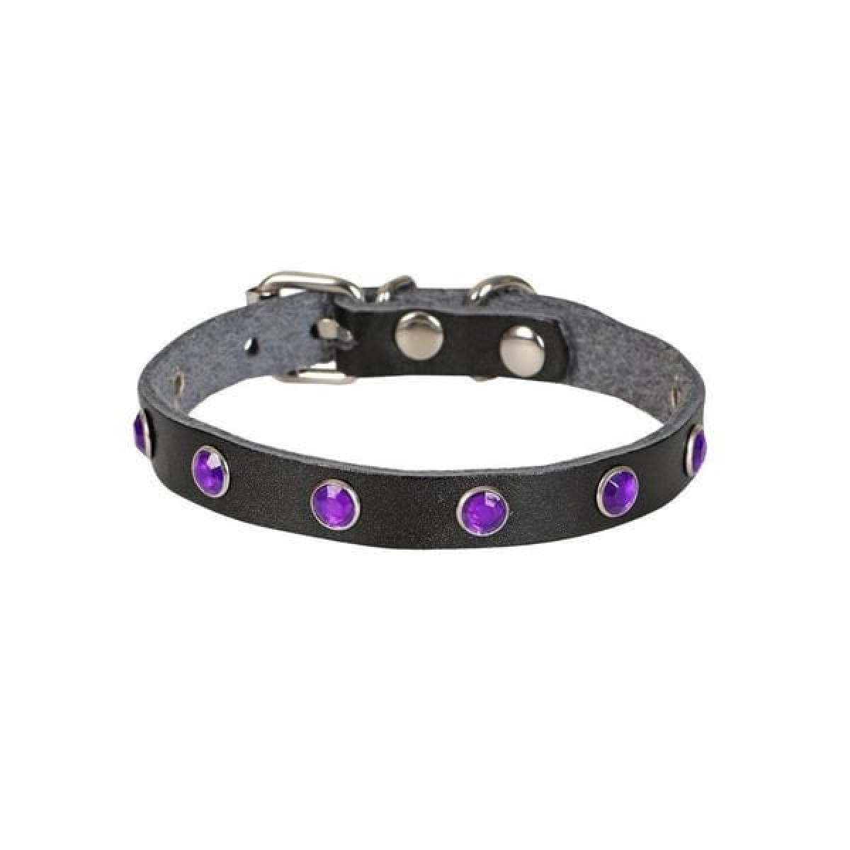 Cattie Gerçek Deriden Taşlı Kedi Boyun Tasması Medium Siyah 1x20-23 Cm Cattie Gerçek Deriden Taşlı Kedi Boyun Tasması Medium Siyah 1x20-23 Cm