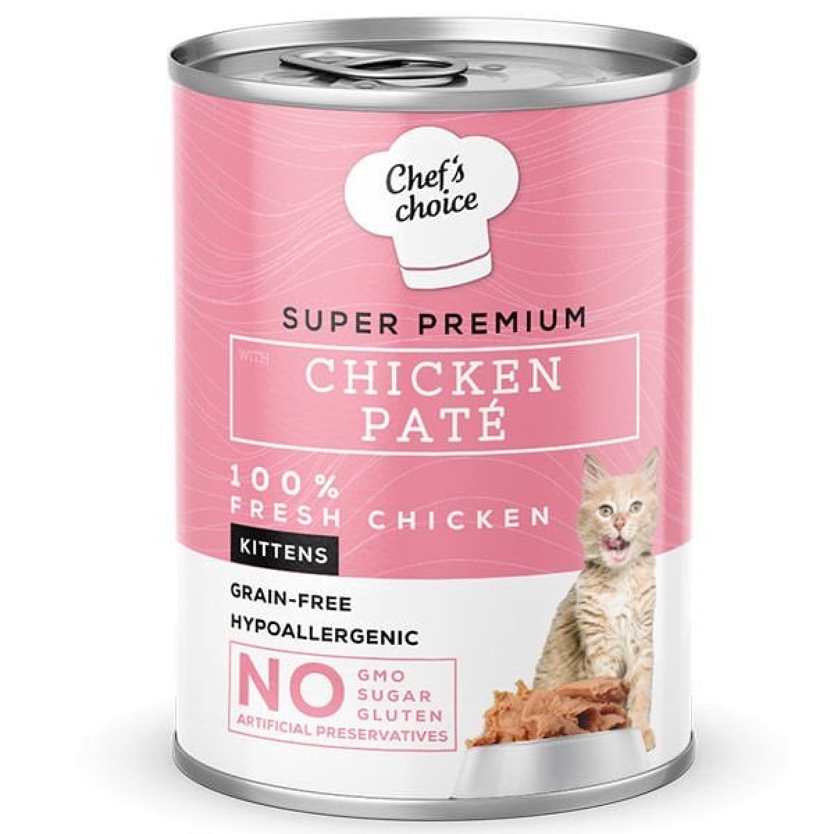 Chefs Chıoice Kitten Tavuklu Ezme Yavru Konserve Kedi Maması 400 Gr Chefs Chıoice Kitten Tavuklu Ezme Yavru Konserve Kedi Maması 400 Gr